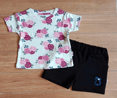 Infant Top Bottom Short's Set